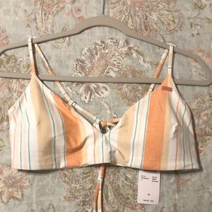 Roxy Beach Classics Athletic Triangle Bathing suit Top